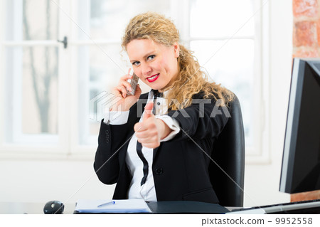 Lawyer in office sitting on the computer Lawyer in office sitting on the computer 9952558