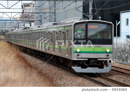 205 series train Yokohama line 9954060
