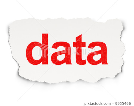 Information concept: Data on Paper background 9955466