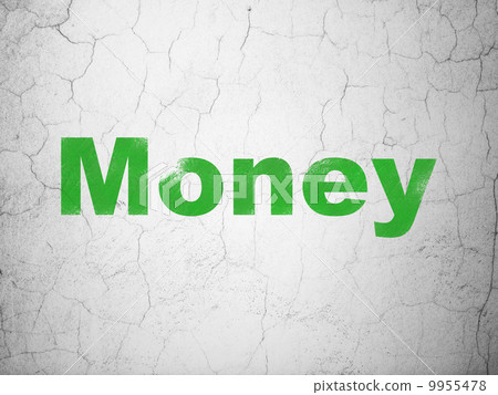 Finance concept: Money on wall background Finance concept: Money on wall background 9955478