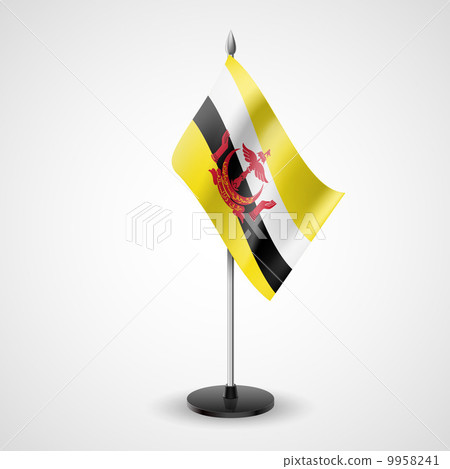Table flag of Brunei 9958241