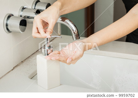 Washing hands with soap Washing hands with soap 9959702