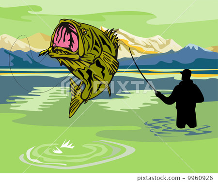 largemouth bass jumping largemouth bass jumping 9960926