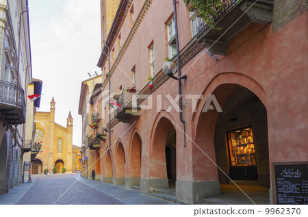 Landscape in Alba, Italy, Piedmont 9962370