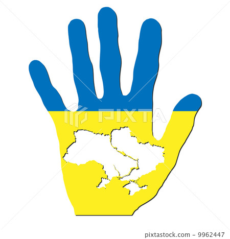 ukraine in hand ukraine in hand 9962447