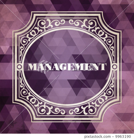 Management. Vintage Background. 9963190