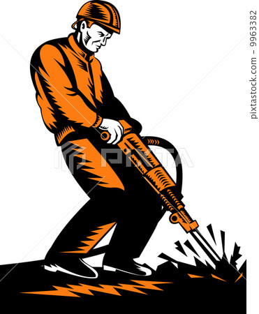 construction worker at work 9963382