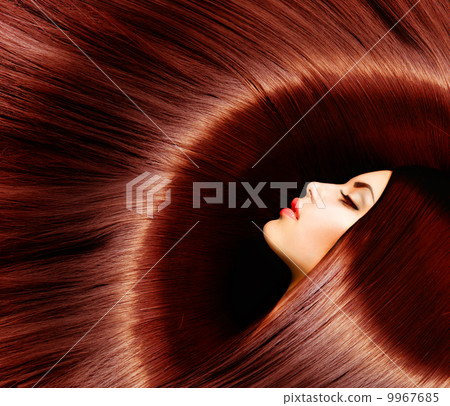 Healthy Long Brown Hair. Beauty Brunette Woman Healthy Long Brown Hair. Beauty Brunette Woman 9967685