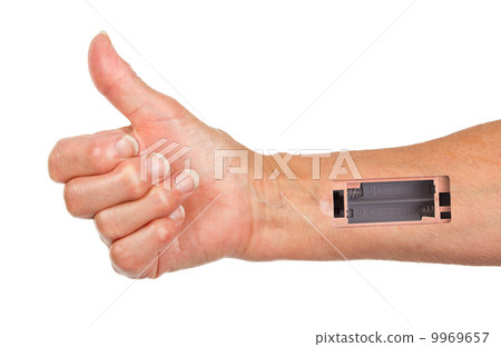 Robot - Insert the battery in an arm Robot - Insert the battery in an arm 9969657