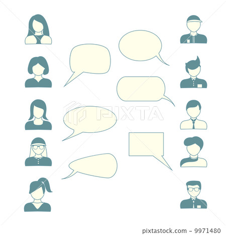 Man and woman avatars Man and woman avatars 9971480