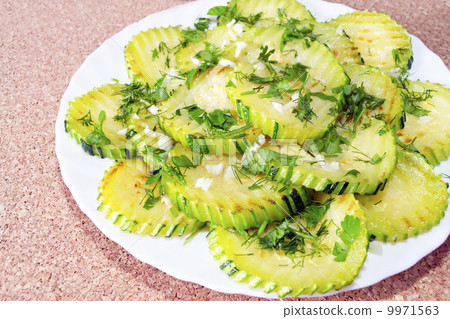 Fried Zucchini Slices 9971563