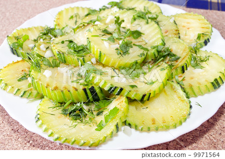 Fried Zucchini Slices 9971564