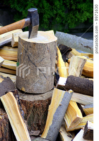 Chopping firewood 9971630