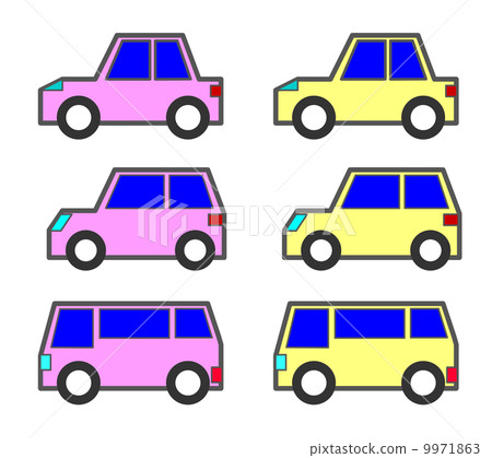 Simple car - Stock Illustration [9971863] - PIXTA