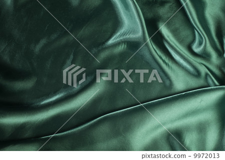 Shiny green satin fabric 9972013