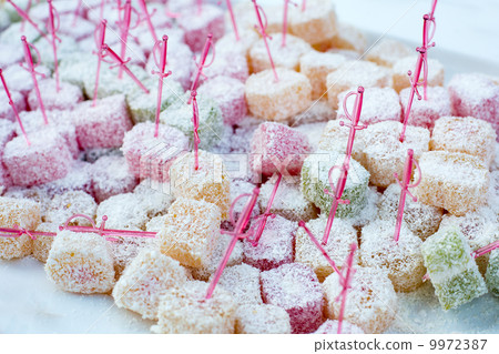 Sweet turkish delights, fresh made 9972387