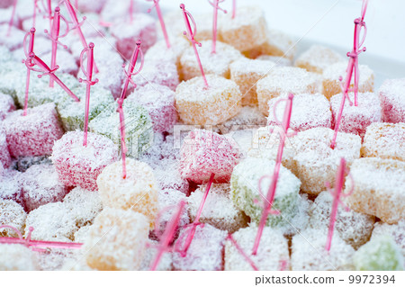 Sweet turkish delights, fresh made 9972394
