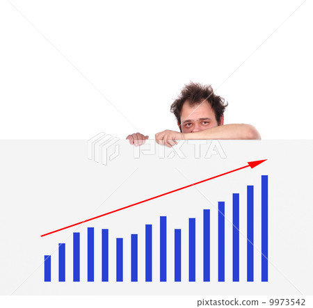 unhappy men and chart 9973542
