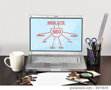 seo scheme on screen seo scheme on screen 9973645