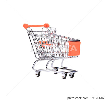 Shopping supermarket cart. 9976687