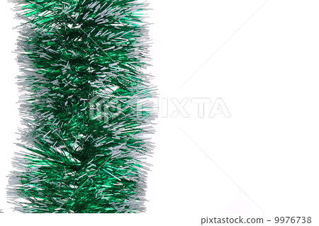 Christmas green tinsel. Christmas green tinsel. 9976738