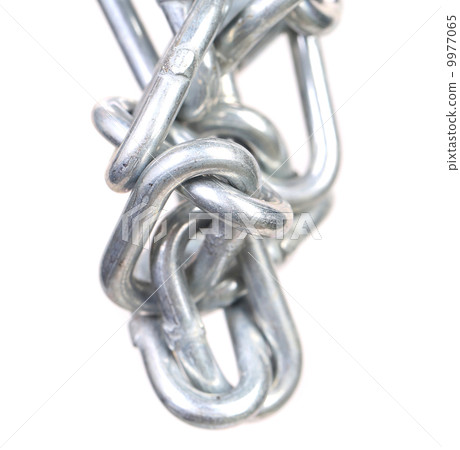 Close up of links a chain. 9977065