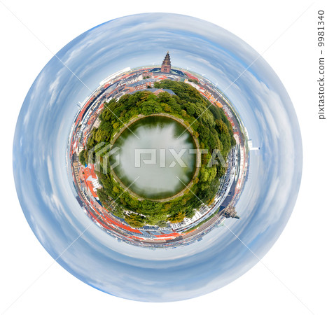 spherical view of Copenhagen city, Denmark spherical view of Copenhagen city, Denmark 9981340