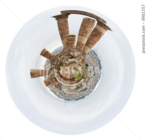 Temple of Hercules in ancient citadel in Amman Temple of Hercules in ancient citadel in Amman 9981357