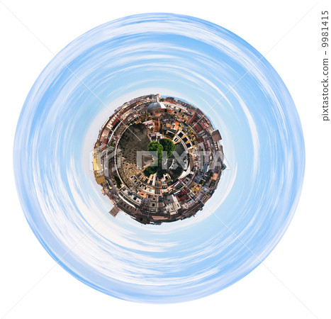 spherical panorama of Paris spherical panorama of Paris 9981415