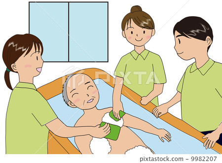 Grandpa to take a bath to visit (bath assistance) 9982207