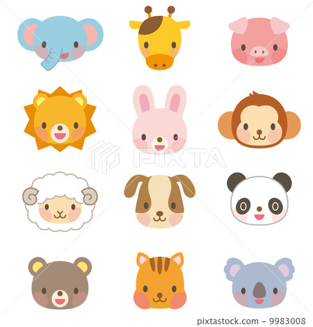 Animal illustration set 9983008