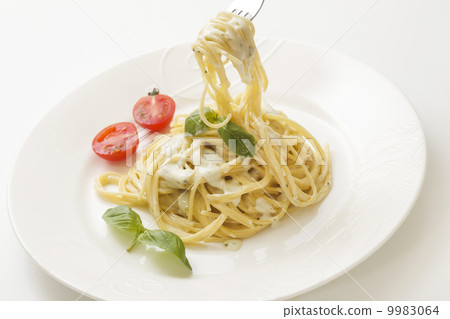 Cheese cream spaghetti 9983064