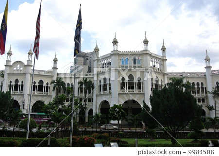 Building Kuala Lumpur Station in 1910 (Malaysia) 9983508