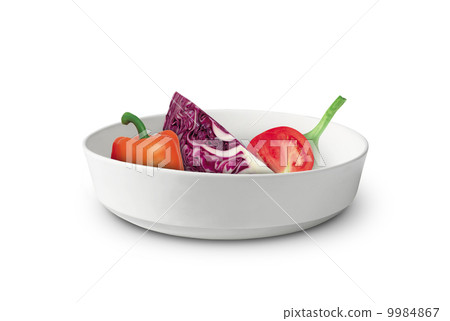 beautiful vegetables on plate 9984867