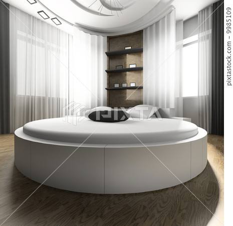 white bed white bed 9985109