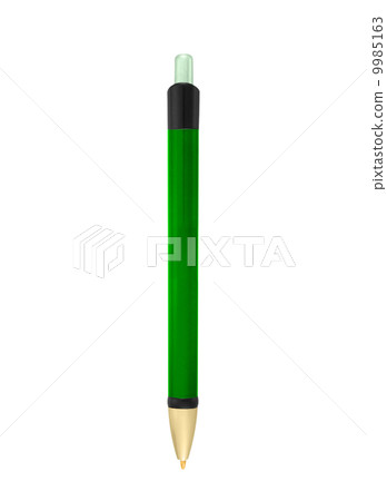Close up of green pen isolated Close up of green pen isolated 9985163