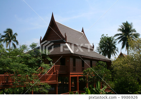 Wood home of thailand style 9986926