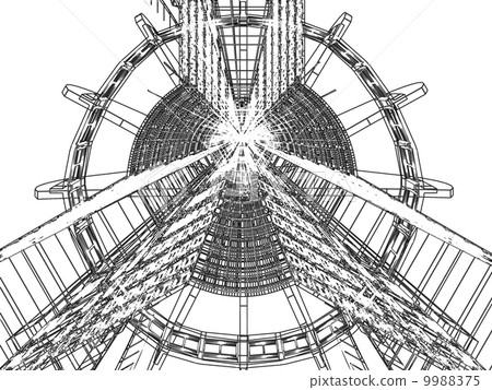 Abstract modern architectural background 9988375