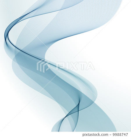 Abstract colorful background blue smoke wave - Stock Illustration ...