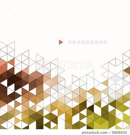Abstract technology background with color triangle 9988850