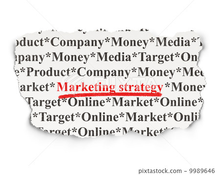 Marketing Strategy on Paper background Marketing Strategy on Paper background 9989646
