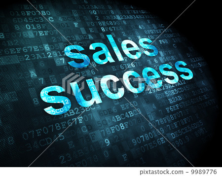 Advertising concept: Sales Success on digital background Advertising concept: Sales Success on digital background 9989776
