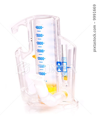 Spirometer isolated on white 9991669