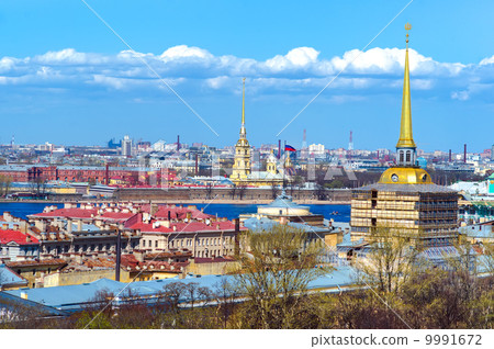 Saint Petersburg, Russia - view to Peter and Paul fortress from Saint Petersburg, Russia - view to Peter and Paul fortress from 9991672