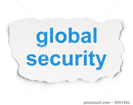 Global Security on Paper background Global Security on Paper background 9991982
