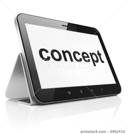 Advertising concept: Concept on tablet pc computer Advertising concept: Concept on tablet pc computer 9992410