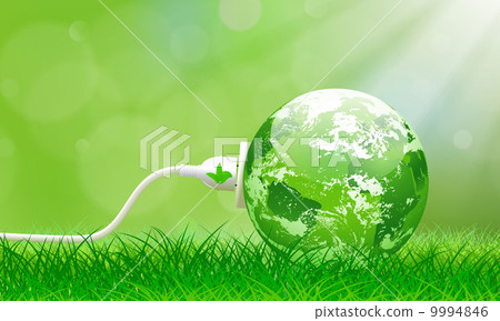Green Energy Plug. Green Energy Plug. 9994846