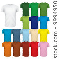 Colored Tshirt Templates 9994950