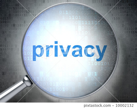 Security concept: Privacy with optical glass Security concept: Privacy with optical glass 10002132