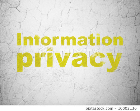 Security concept: Information Privacy on wall background Security concept: Information Privacy on wall background 10002136